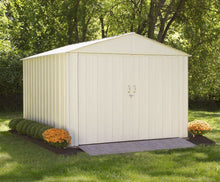 Load image into Gallery viewer, ARROW Commander 10&#39; x 10&#39; Steel Storage Building Shed Kit - Eggshell