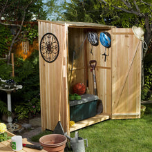 Load image into Gallery viewer, 4ft Vertical Storage Shed - Cedar -