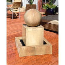 Load image into Gallery viewer, GIST Block Fountain with Ball - Concrete