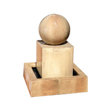 Load image into Gallery viewer, GIST Block Fountain with Ball - Concrete