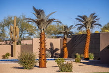 Load image into Gallery viewer, Large Outdoor Metal Paradise Palm Tree