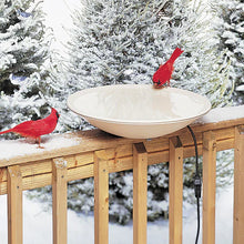 Load image into Gallery viewer, Deck Mounted Bird Bath with Deck Mount Bracket