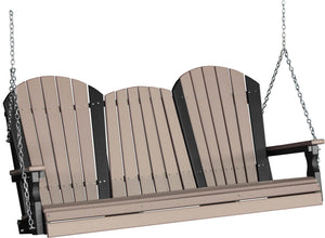 Amish Luxcraft - 5ft Poly Adirondack Porch Swing