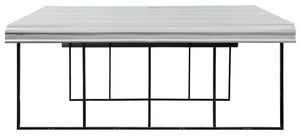 ARROW Carport 20' x 20' Eggshell