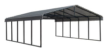Load image into Gallery viewer, ARROW Carport 20&#39; x 24&#39; Charcoal
