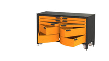 Load image into Gallery viewer, 60 Inch Mobile Workbench with 10 Drawers - Max 60 - Orange